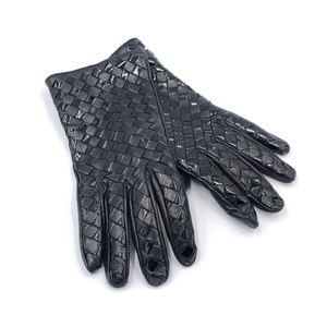 Ladies Black Leather Gloves